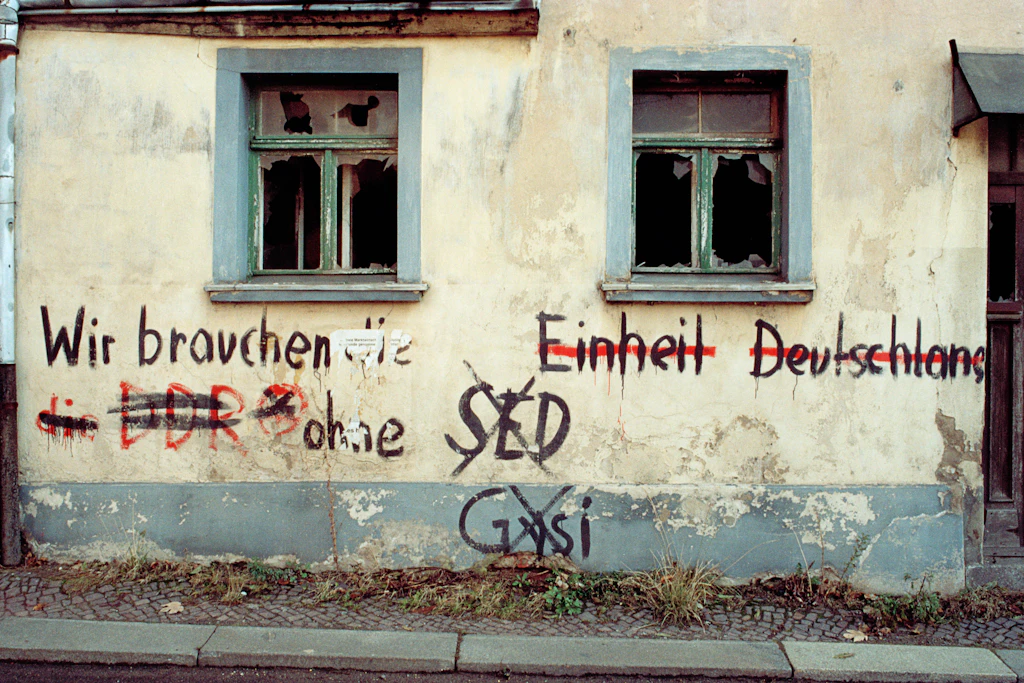 Meinung auf die Hauswand gebracht