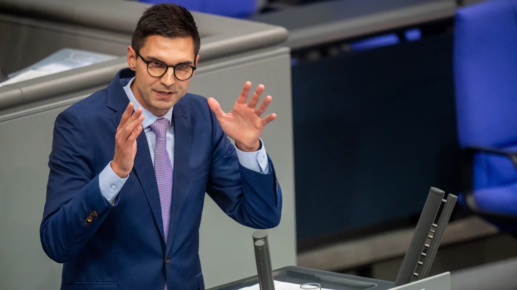 Unionsfraktionsvize Sepp Müller im Bundestag: Der Abgeordnete will Landesvorsitzender in Sachsen-Anhalt werden.
