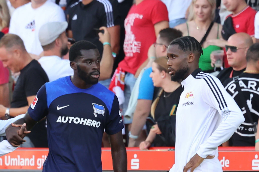 Bei Young Boys Bern stürmten Wilfried Kanga und Jordan Siebatcheu gemeinsam. Dann trafen sie sich im August 2022 beim Derby zwischen dem 1. FC Union und Hertha BSC wieder.