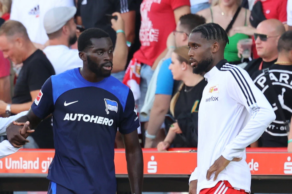 Bei Young Boys Bern stürmten Wilfried Kanga und Jordan Siebatcheu gemeinsam. Dann trafen sie sich im August 2022 beim Derby zwischen dem 1. FC Union und Hertha BSC wieder.