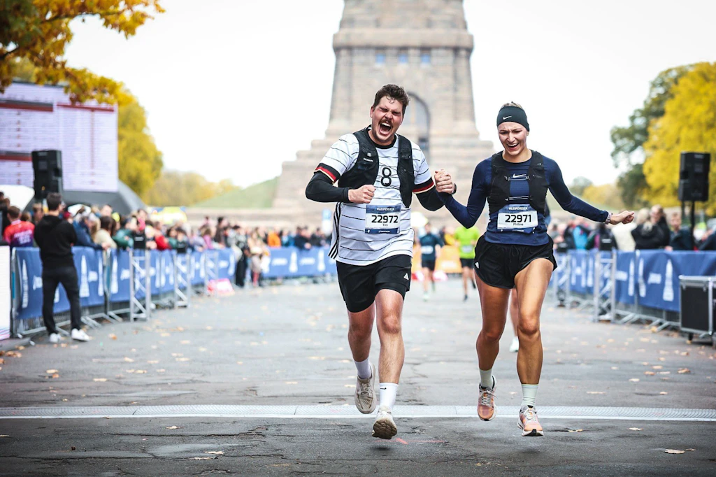 Leipzig Run am Sonntag: Der Halbmarathon startet und endet am Völkerschlachtdenkmal.