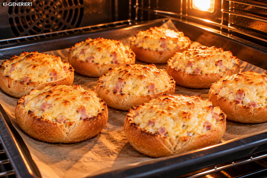 Rezept für überbackene Mundbrötchen: Herzhaft gefüllt und in Minuten im Ofen