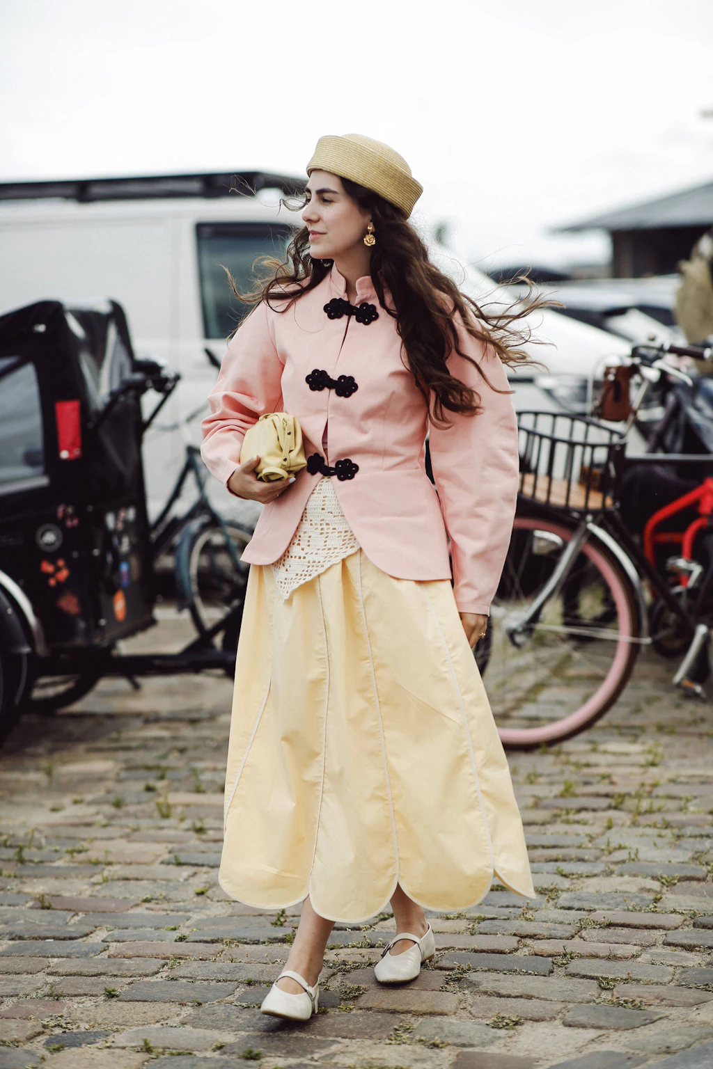 Rozalia Chrominska bei der Marimekko-Modenschau in Kopenhagen