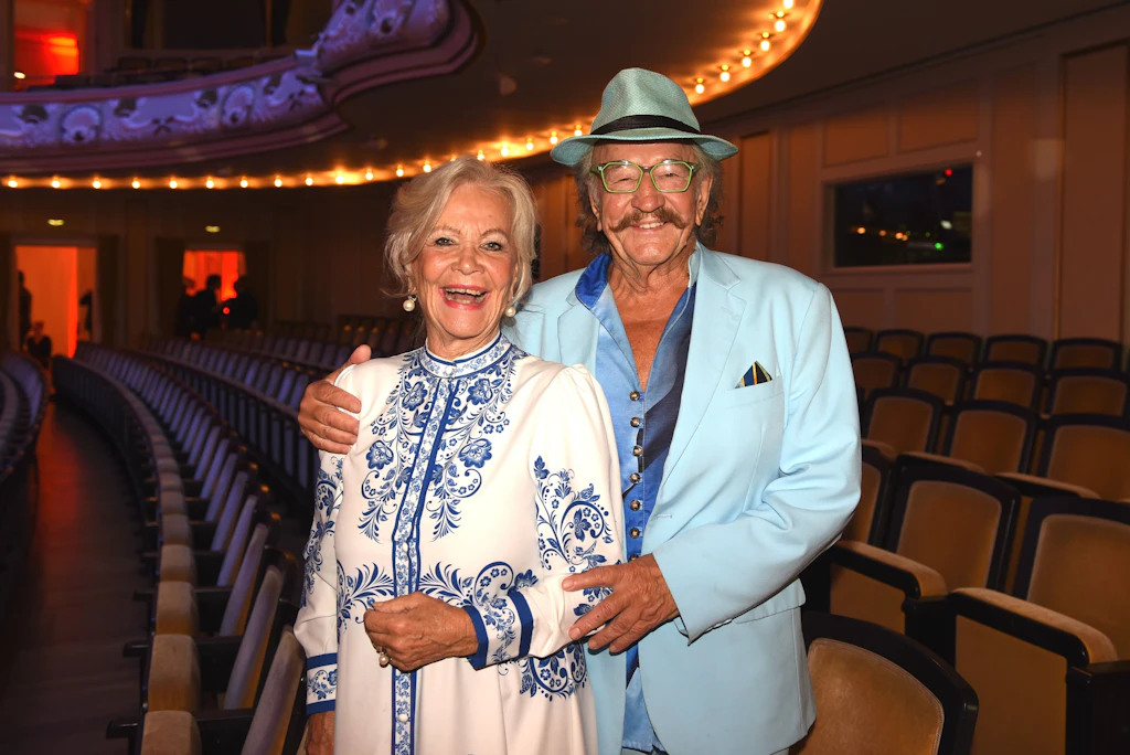 Chansonnière Dorit Gäbler mit ihrem Mann Karl-Heinz Bellmann.