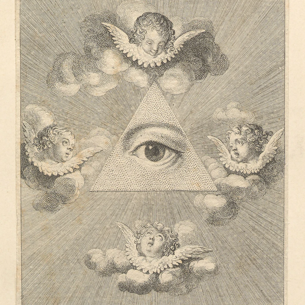 „Das Auge der Vorsehung“, 1787, Radierung
