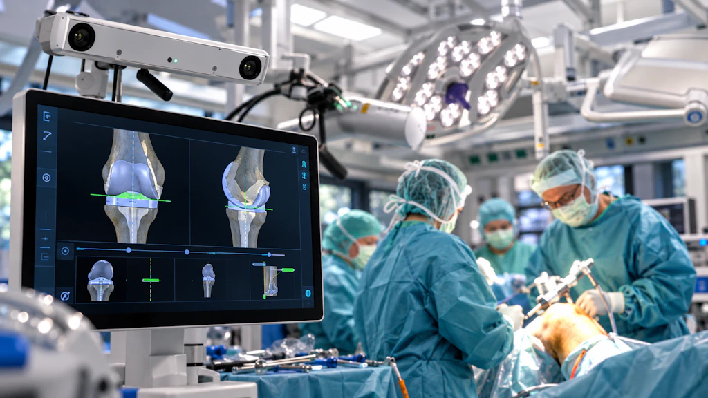 Roboter unterstützt bei Knie-OPs in Dresden