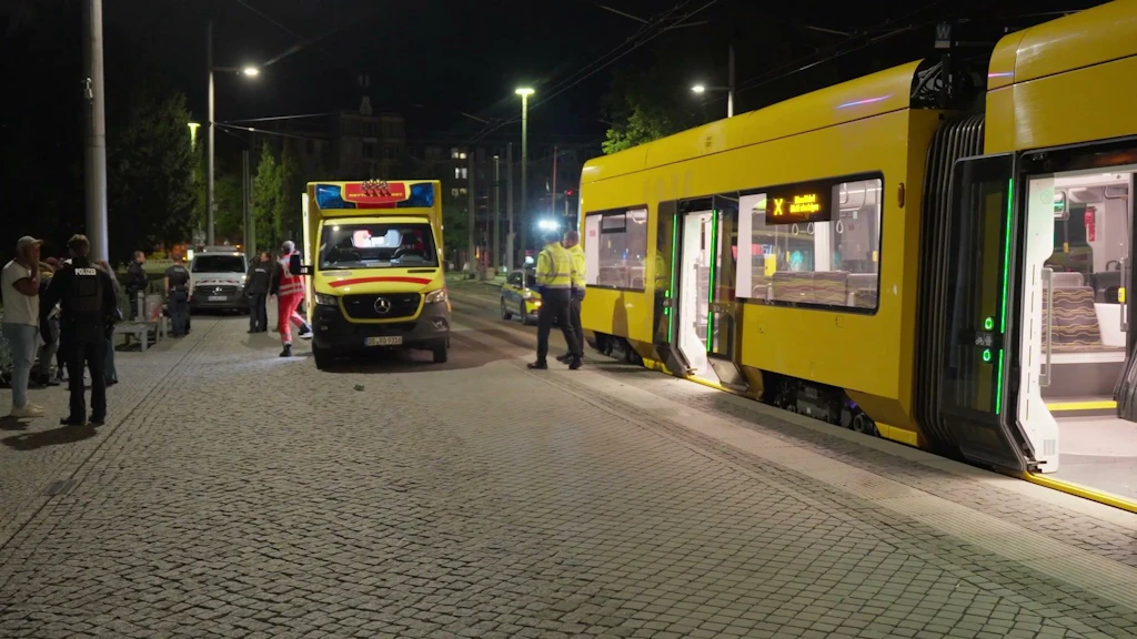 Blutige Attacke in Dresdner Straßenbahn