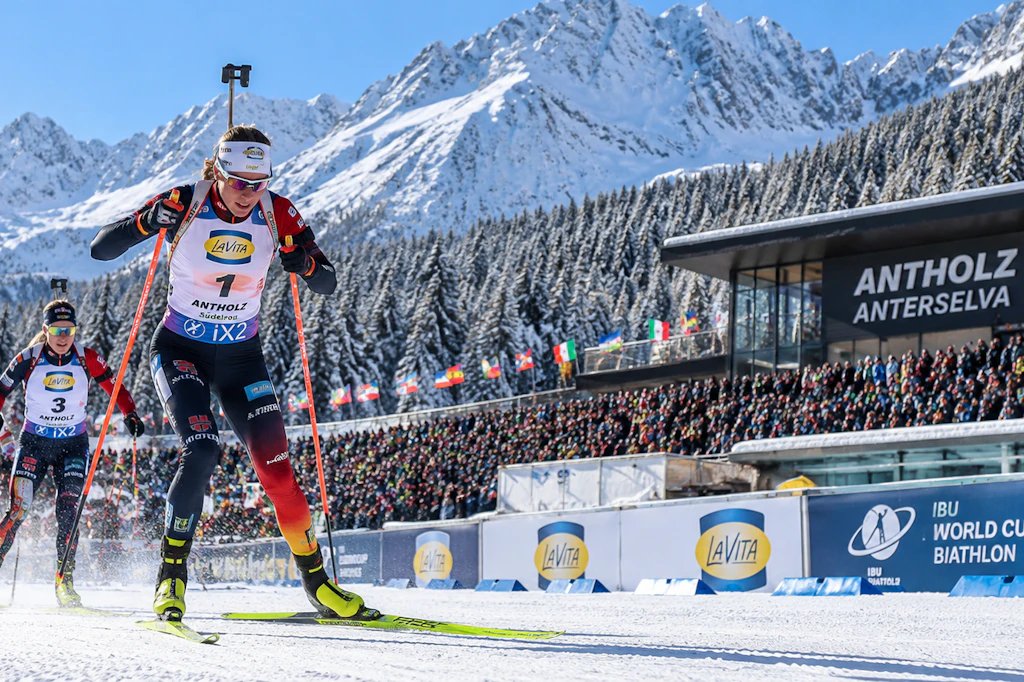 Biathlon-Weltcup in der Dolomitenregion