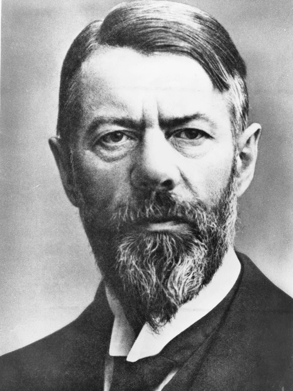 Soziologe, politischer Ökonom Max Weber. Geboren 1864, gestorben 1920.