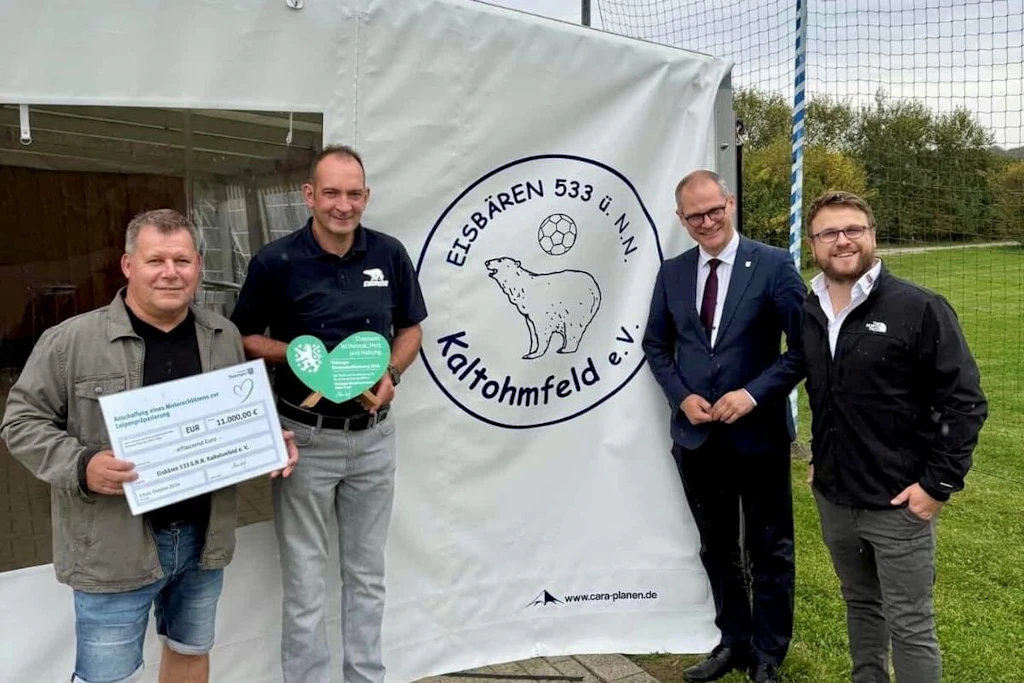 Eisbären Kaltohmfeld: Der Verein erhält 11.000 Euro aus der Thüringer Ehrenamtsförderung für einen eigenen Motorschlitten.