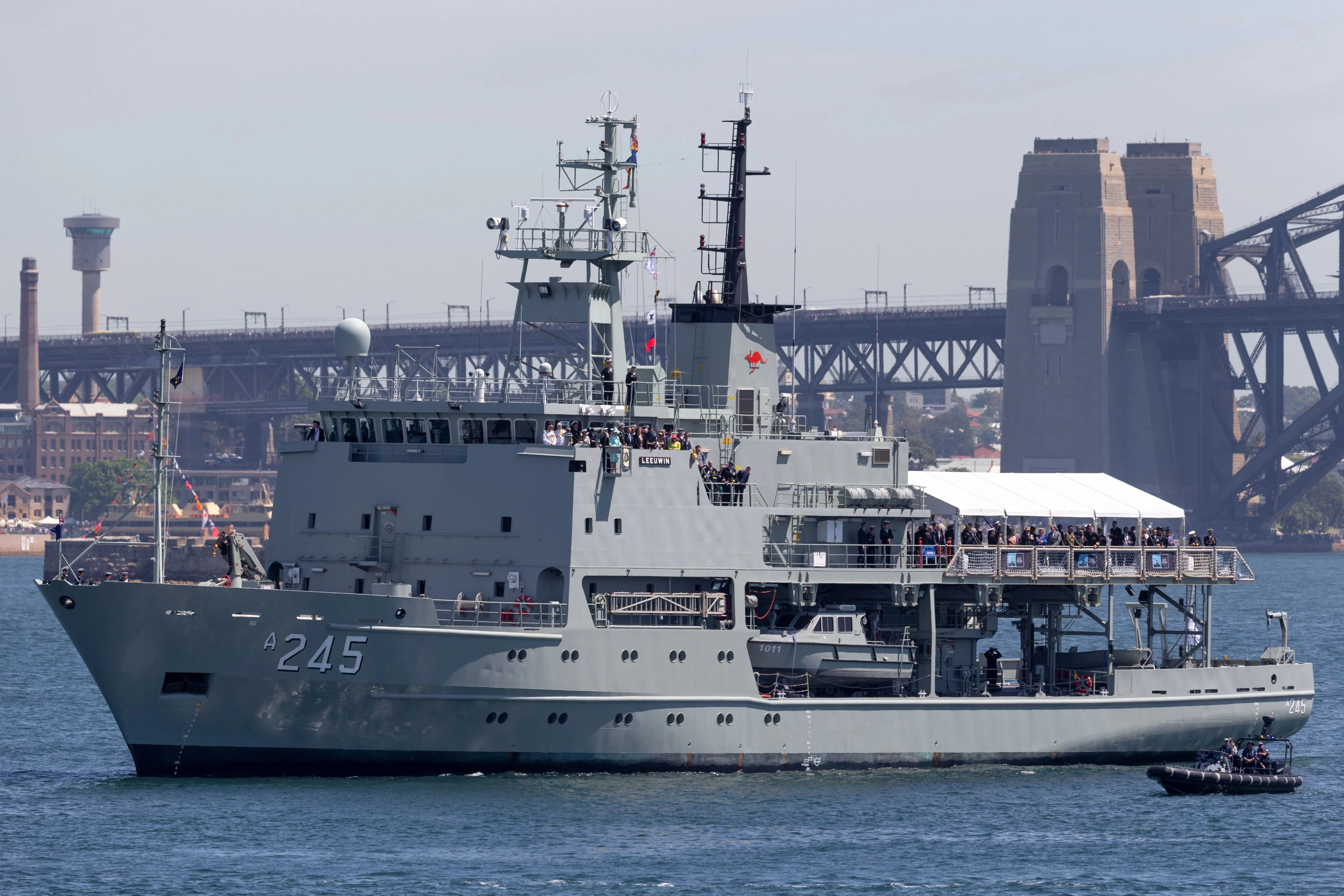 Spycam-Verdacht auf „HMAS Leeuwin“: Australische Militärpolizei ermittelt