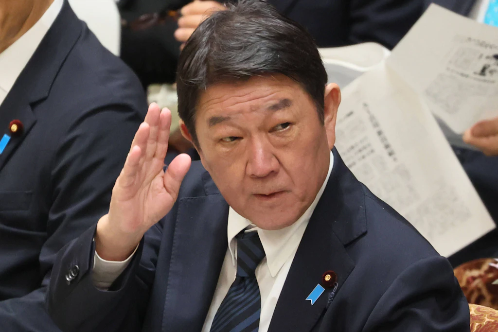 Japans Außenminister Toshimitsu Motegi