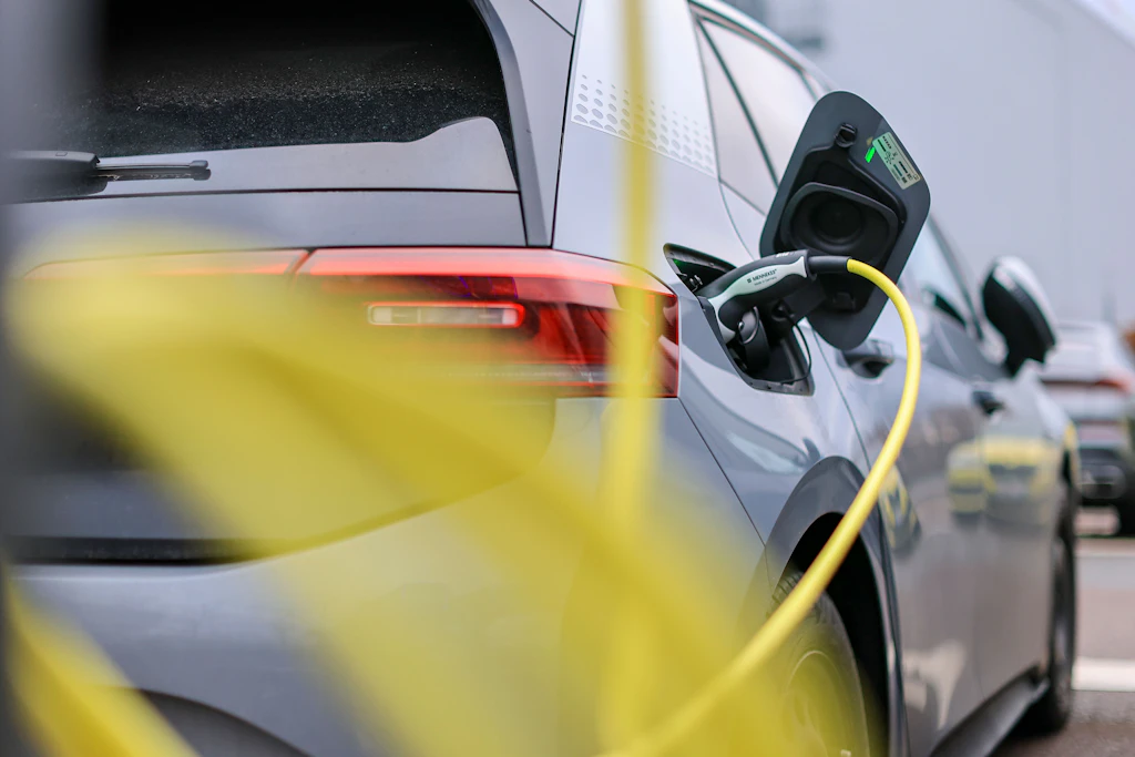 Ein Elektrofahrzeug von Volkswagen