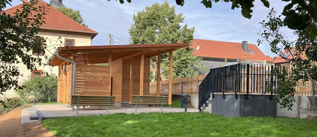 Pfarrgarten in Bibra für Gemeinschaftsschule Grabfeld neu gestaltet