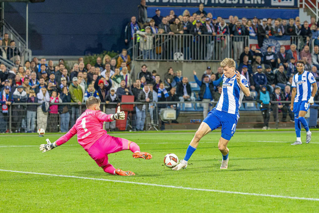 Hertha vergibt zu viele Chancen: Siegesserie endet ohne Tore in Kiel