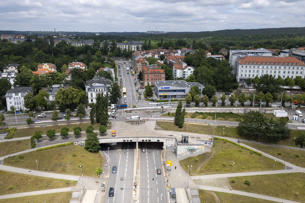 Tunnel Waldschlößchen: Wegen Wartungsarbeiten ist die Oströhre am Mittwoch zeitweise gesperrt.