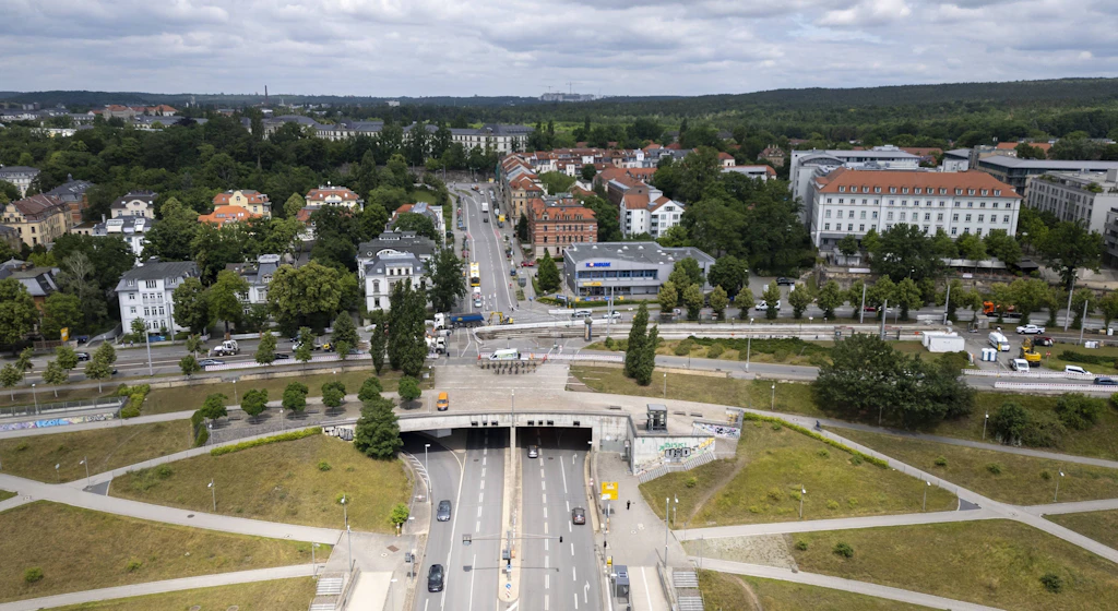 Tunnel Waldschlößchen ab Dienstag zeitweise gesperrt