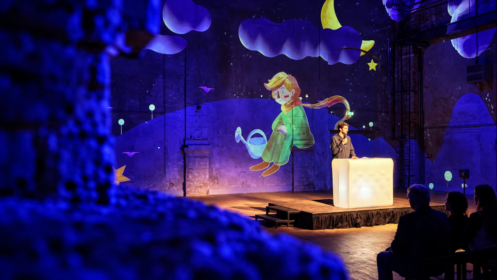 Magische Lichtshow: Der „Kleine Prinz“ im Kunstkraftwerk