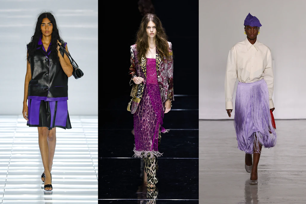 Modetrend Lila: Wie die Kultfarbe der 80er jetzt elegant zurückkehrt