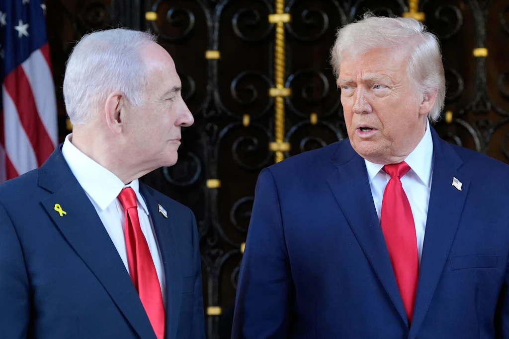US-Präsident Donald Trump und Israels Ministerpräsident Benjamin Netanjahu bei einem Treffen in den USA.