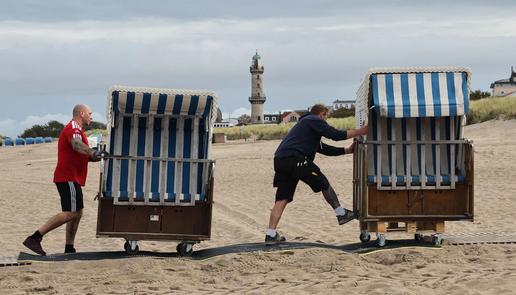 Strandkörbe an der Ostsee: Warum die neue Herbstregelung in Mecklenburg-Vorpommern kaum genutzt wird