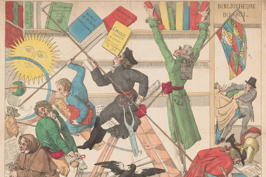 Bücherdiebe in Aktion