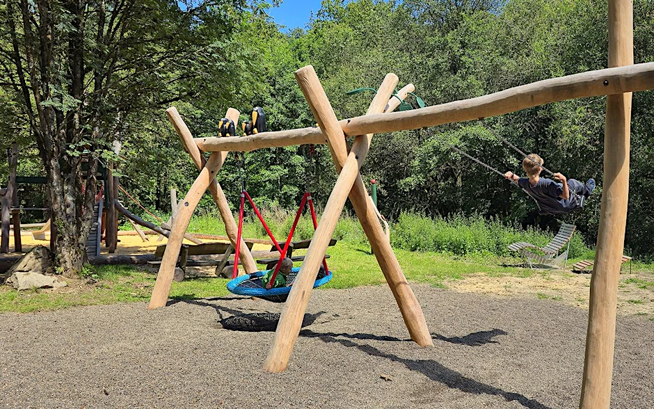 Waldspielplatz am Molkenhaus bei Bad Harzburg hat neue Geräte
