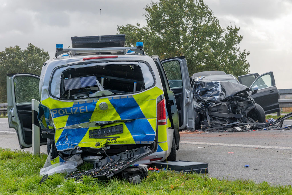Polizeiunfälle in Sachsen-Anhalt: Mehr Verletzte, höhere Kosten