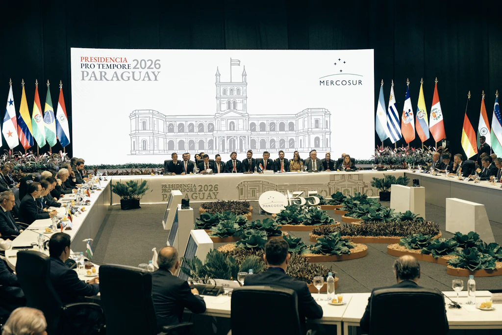 Mitglieder des südamerikanischen Handelsbündnisses Mercosur nehmen am Gipfel der Gruppe teil.