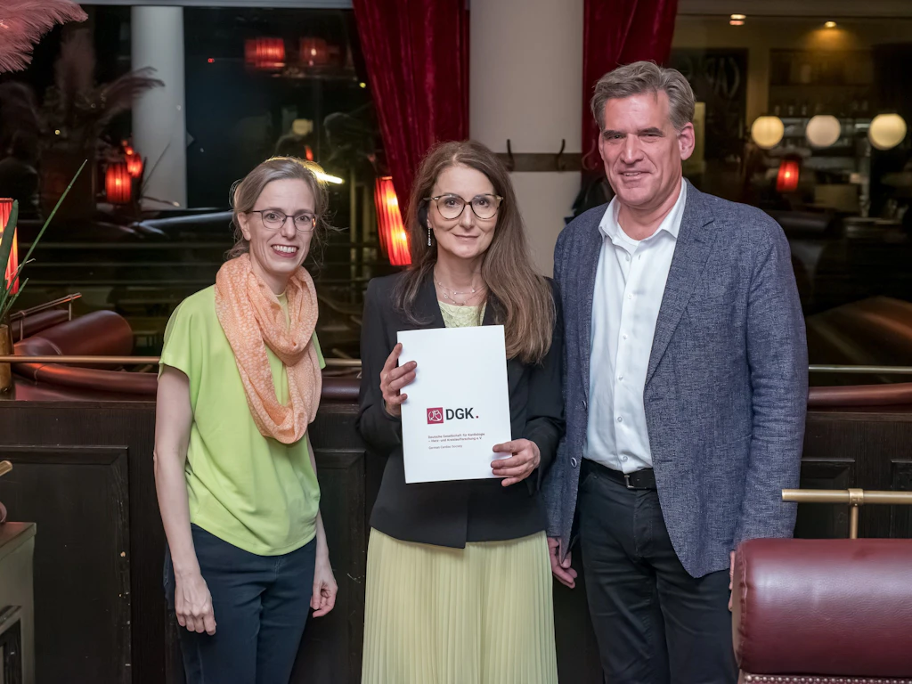 Posterpreis: Cottbuser Herzmediziner kommen ohne Ultraschall aus