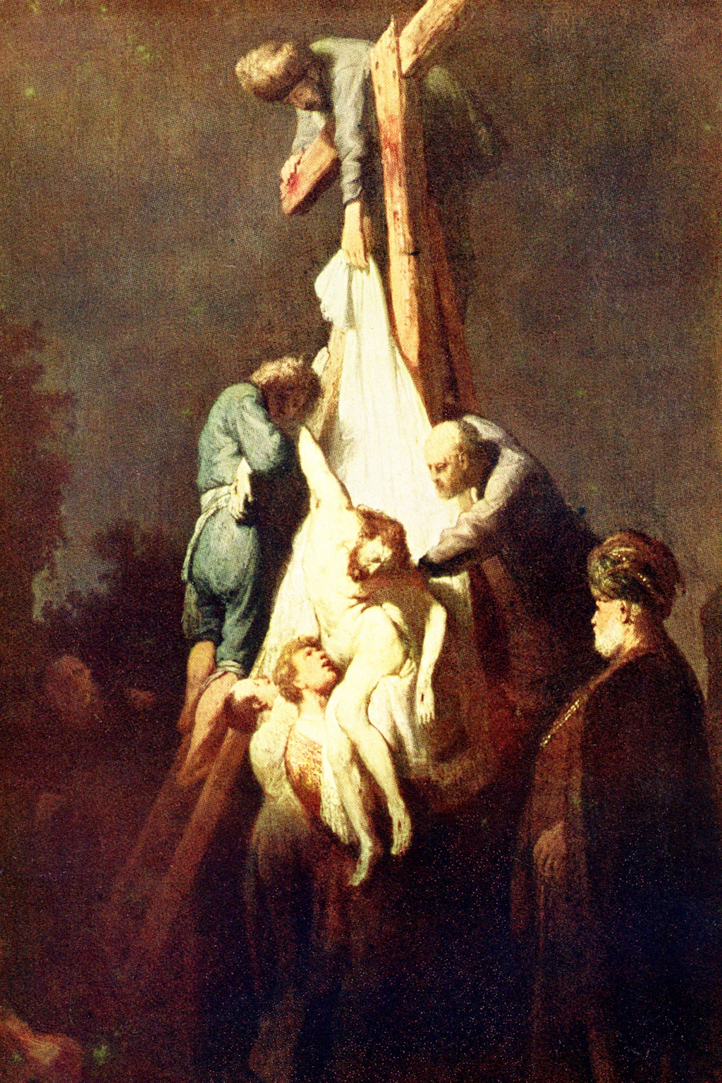 Rembrandts „Kreuzabnahme“, 1633, Öl/Zeder, ein Kunstschatz der Alten Pinakothek München