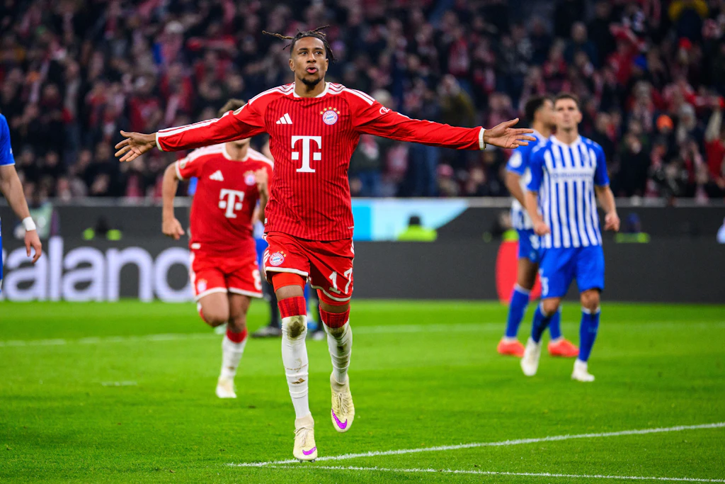 Michael Olise brachte den FC Bayern gegen Magdeburg auf die Siegerstraße.