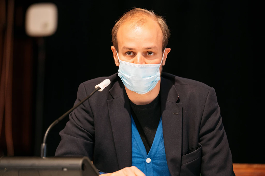 Jonas Zipf, hier 2020 noch als Werkleiter von JenaKultur (Archivbild), steht aktuell unter Anklage vor dem Schöffengericht in Jena.