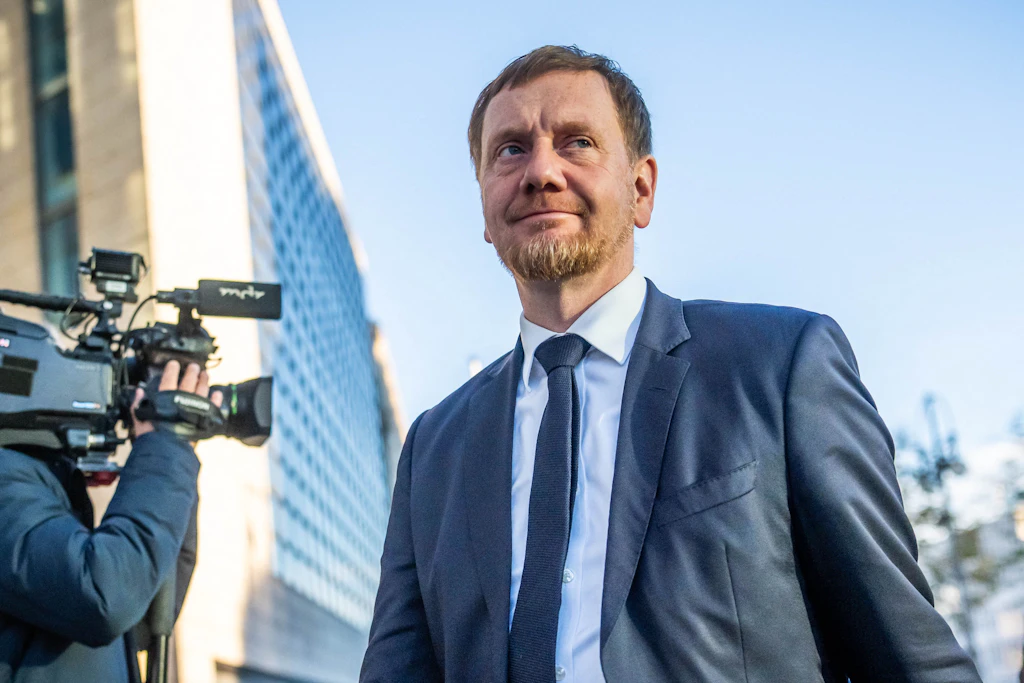 Unterhält traditionell gute Beziehungen nach Bayern: Sachsens Ministerpräsident Michael Kretschmer.