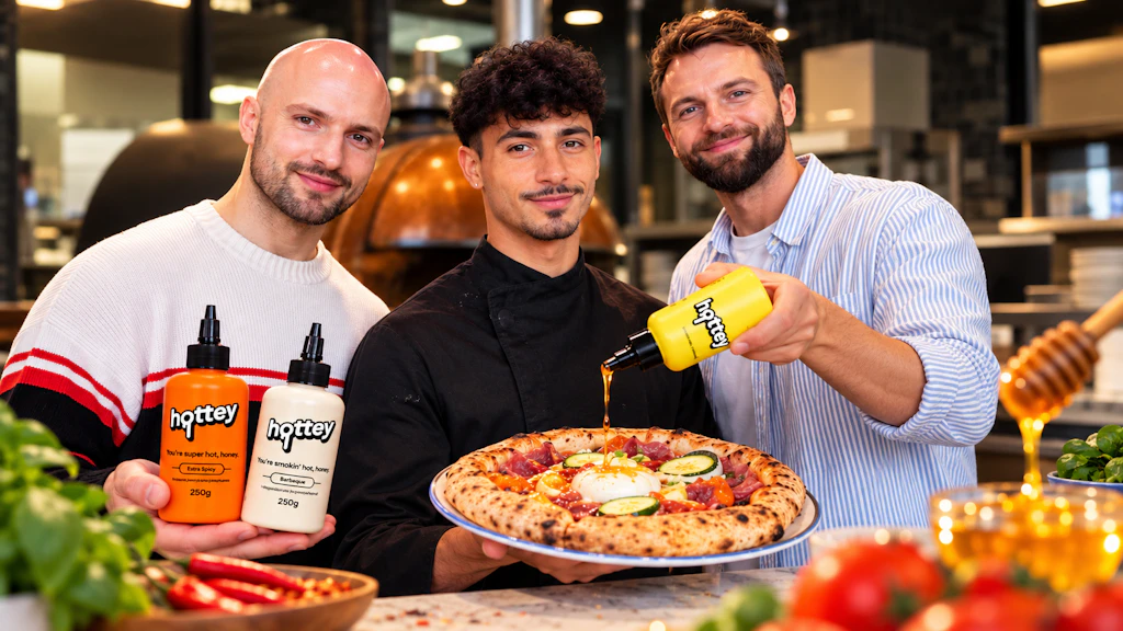 Honig auf Pizza? Dresdner Gründer wagen es