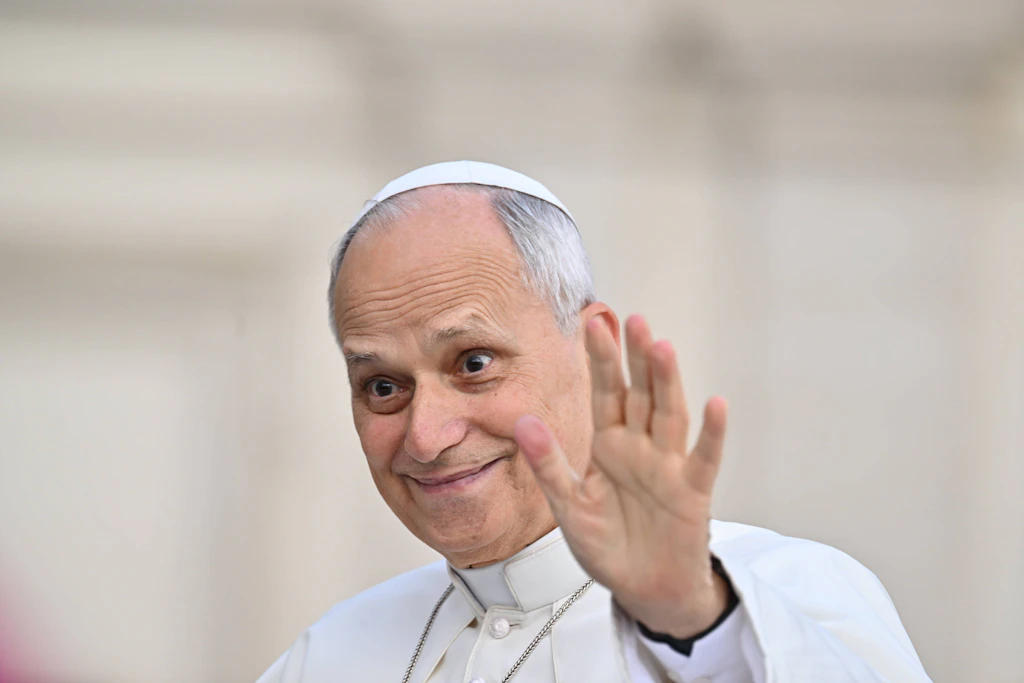 Papst Leo XIV. bei einer Generalaudienz im Vatikan am 28. Oktober
